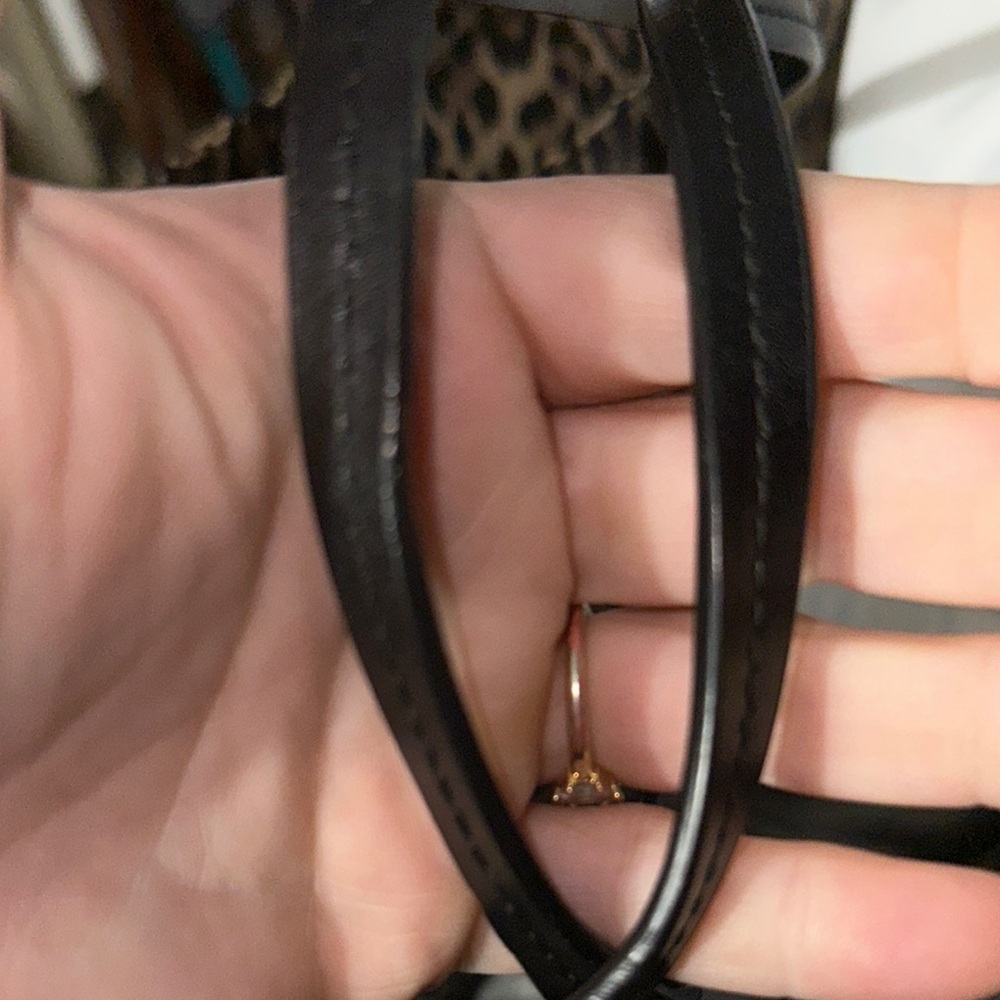 NWOT Kate Spade Tote with Leopard Print matching wristlet gold hardware cute - Picture 9 of 15